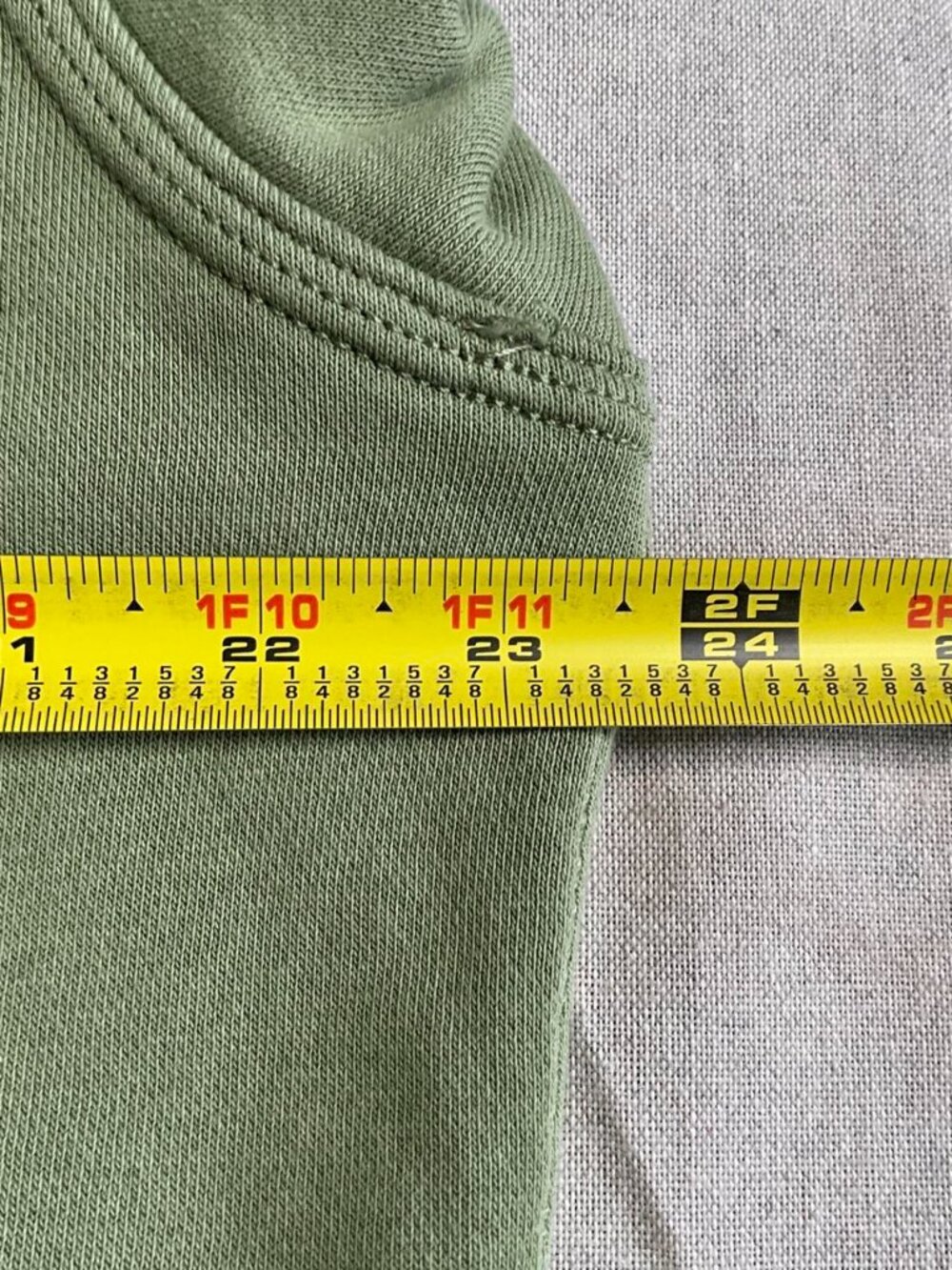 Mens Nike Logo Pockets Green Fleece Pullover Hoodie (Large) - Picture 6 of 8